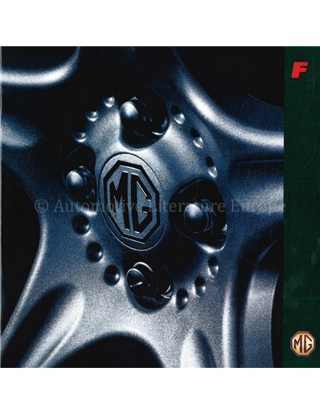 1995 MG MGF BROCHURE DUITS