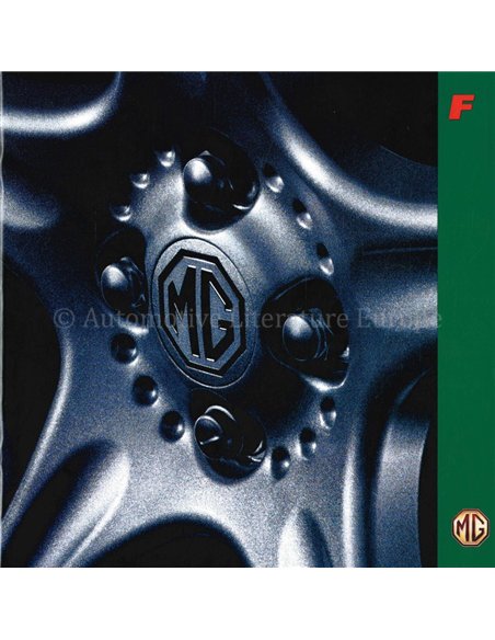 1997 MG MGF BROCHURE GERMAN