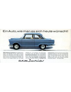 1961 DKW JUNIOR BROCHURE DUITS