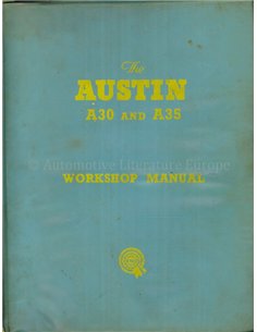 1961 AUSTIN A30 | A35 WORKSHOP MANUAL ENGLISH