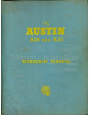 1961 AUSTIN A30 | A35 WORKSHOP MANUAL ENGLISH