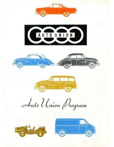 1960 DKW PROGRAMMA BROCHURE ENGELS