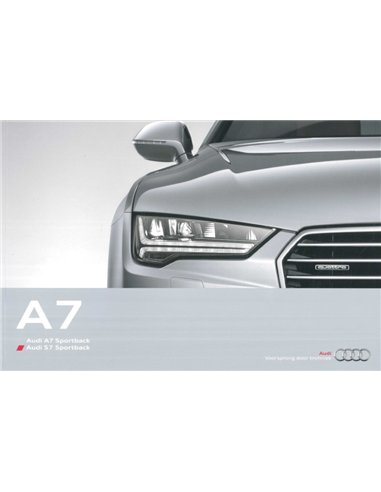 2014 AUDI A7 | S7 PROSPEKT NIEDERLÄNDISCH
