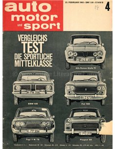 1963 DAS AUTO MOTOR UND SPORT MAGAZINE 04 GERMAN