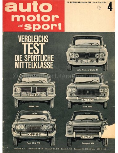 1963 DAS AUTO MOTOR UND SPORT MAGAZIN 04 DEUTSCH