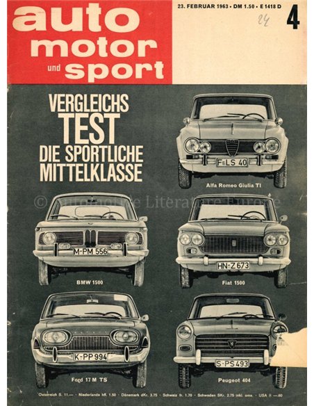 1963 DAS AUTO MOTOR UND SPORT MAGAZIN 04 DEUTSCH