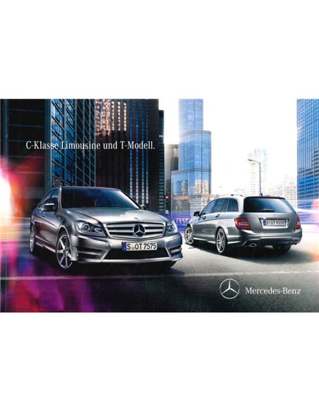 2011 MERCEDES BENZ C CLASS BROCHURE GERMAN