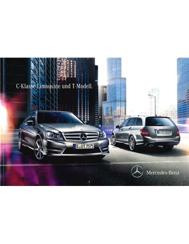 2011 MERCEDES BENZ C KLASSE PROSPEKT DEUTSCH