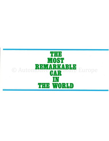 1970 CITROEN ID | DS LEAFLET NEDERLANDS