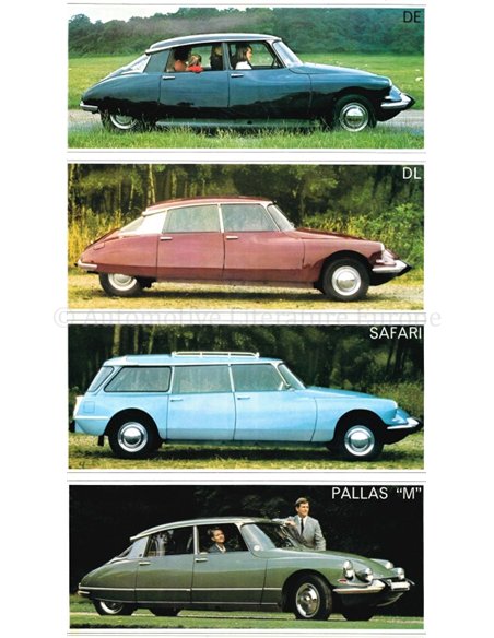 1970 CITROEN ID | DS LEAFLET NEDERLANDS