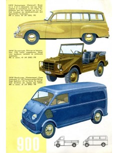 1960 DKW PROGRAMMA BROCHURE NEDERLANDS 2