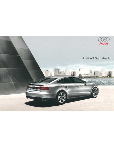 2009 AUDI A5 SPORTBACK BROCHURE DUTCH