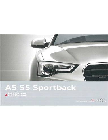 2012 AUDI A5 | S5 SPORTBACK BROCHURE GERMAN