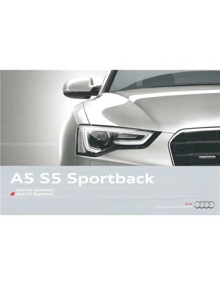 2012 AUDI A5 | S5 SPORTBACK BROCHURE GERMAN