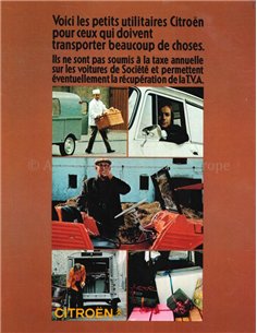 1971 CITROËN PROGRAMM PROSPEKT FRANZÖSISCH