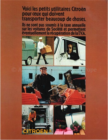 1971 CITROËN PROGRAMM PROSPEKT FRANZÖSISCH