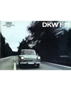 1963 DKW F11 BROCHURE NEDERLANDS