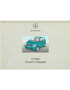 2000 MERCEDES BENZ A CLASS OWNERS MANUAL ENGLISCH