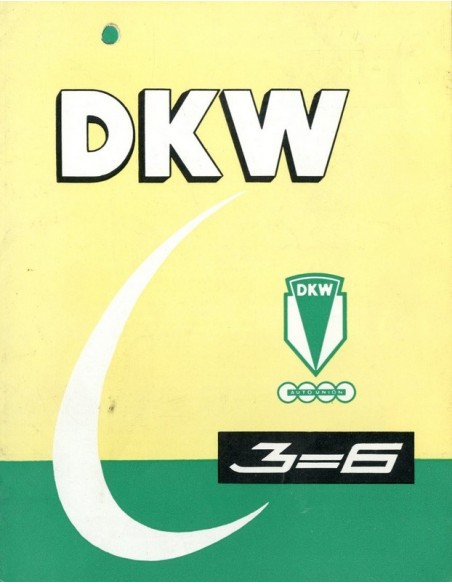 1959 DKW 3-6 BROCHURE NEDERLANDS
