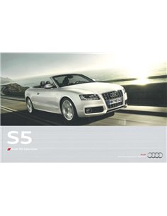 2010 AUDI S5 CABRIOLET BROCHURE DUITS