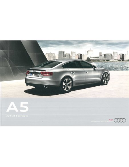 2010 AUDI A5 SPORTBACK PROSPEKT DEUTSCH