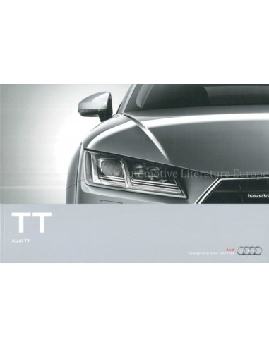 2014 AUDI TT COUPÉ BROCHURE NEDERLANDS