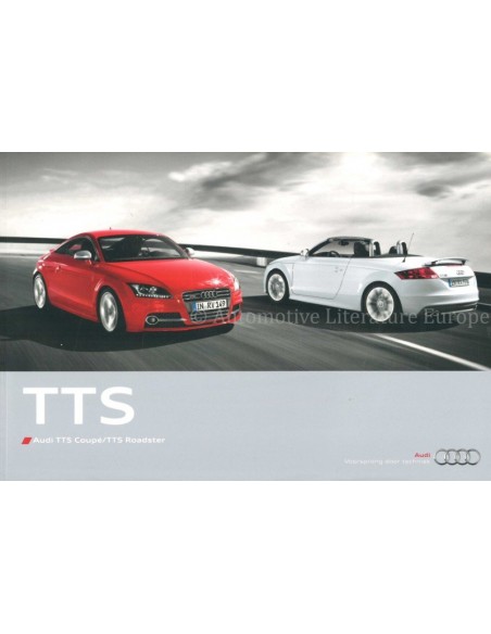 2010 AUDI TTS BROCHURE NEDERLANDS