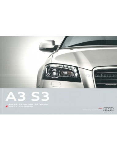 2011 AUDI A3 | S3 PROSPEKT DEUTSCH