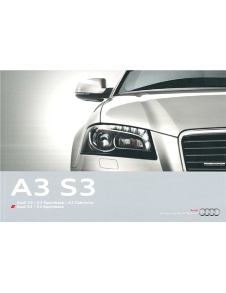 2011 AUDI A3 | S3 BROCHURE DUITS