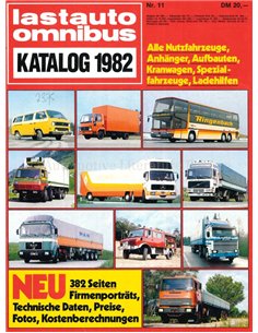 1982 LASTAUTO OMNIBUS YEARBOOK 11 GERMAN