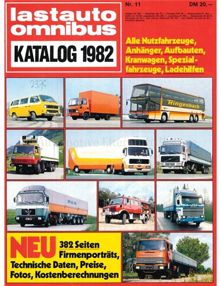 1982 LASTAUTO OMNIBUS YEARBOOK 11 GERMAN