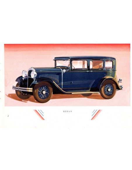 1929 DODGE BROTHERS SIX BROCHURE ENGELS USA