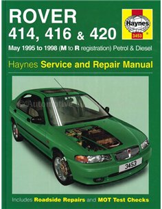 1995 - 1998 ROVER 414 | 416 | 420, BENZINE | DIESELVRAAGBAAK ENGELS