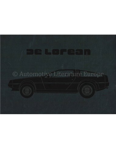 1981 DELOREAN DMC-12 BROCHURE ENGELS 