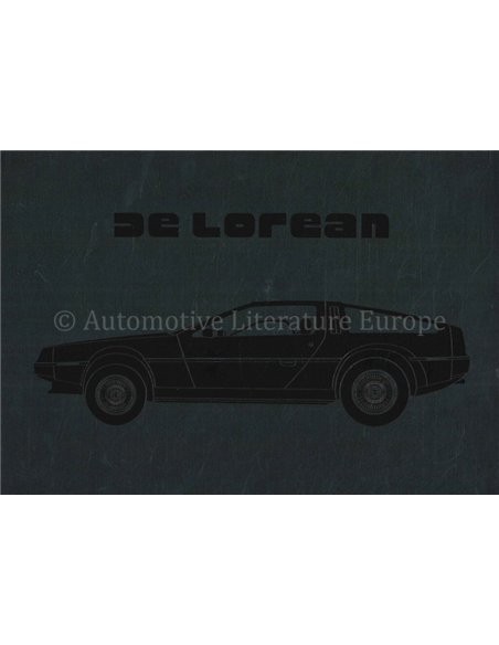 1981 DELOREAN DMC-12  PROSPEKT ENGLISCH