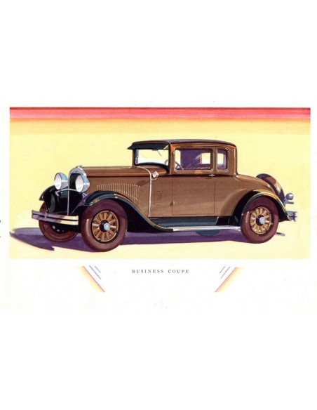 1929 DODGE BROTHERS SIX BROCHURE ENGELS USA