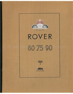 1955 ROVER 60 | 75 | 90 OWNERS MANUAL DUTCH