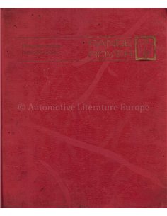 1970 RANGE ROVER REPARATIE HANDBOEK NEDERLANDS