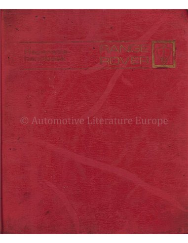 1970 RANGE ROVER WORKSHOP MANUAL DUTCH