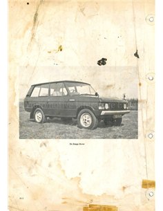 1970 RANGE ROVER REPARATIE HANDBOEK NEDERLANDS 2