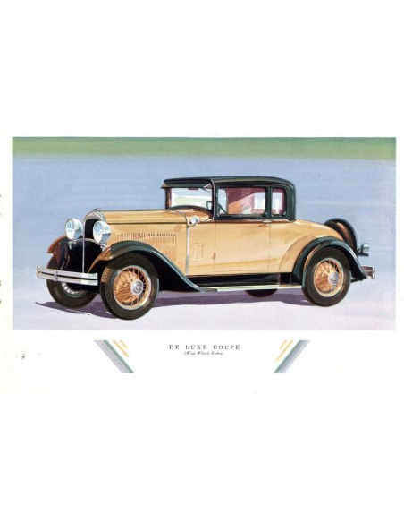 1929 DODGE BROTHERS SIX BROCHURE ENGELS USA