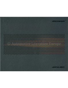 2013 MCLAREN MP4-12C HARDCOVER BROCHURE JAPANESE