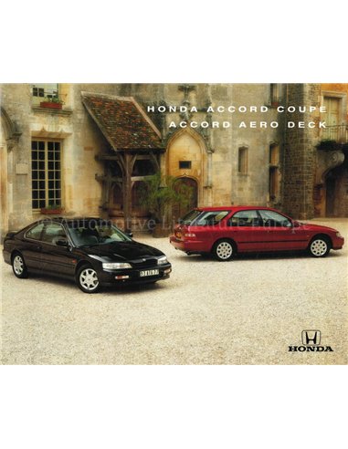 1994 HONDA ACCORD COUPE | AERO DECK BROCHURE FRENCH