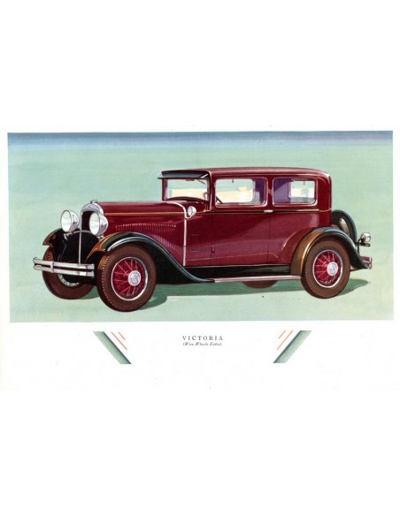 1929 DODGE BROTHERS SIX BROCHURE ENGELS USA