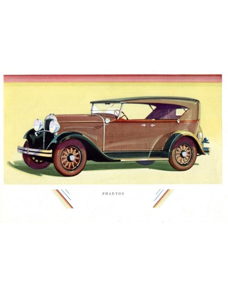 1929 DODGE BROTHERS SIX BROCHURE ENGELS USA