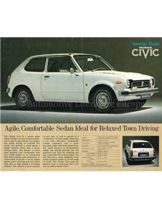 1973 HONDA CIVIC LEAFLET ENGELS