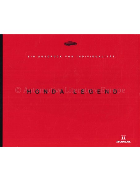 1995 HONDA LEGEND PROSPEKT DEUTSCH