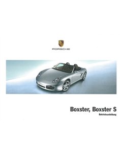 2008 PORSCHE BOXSTER INSTRUCTIEBOEKJE DUITS