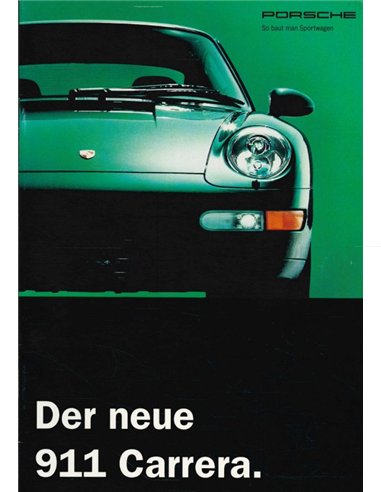 1994 PORSCHE 911 CARRERA BROCHURE DUITS