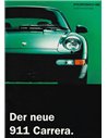 1994 PORSCHE 911 CARRERA BROCHURE DUITS